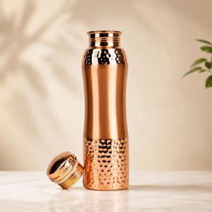 Premium Hammered Copper Water Bottle