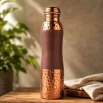 Pure Copper Hammered Water Bottle